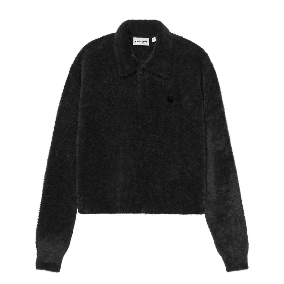 Carhartt WIP L/S Maine Polo Sweater カーハートワークインプログレス ロングスリーブ メイン ポロ セーター I037038【レディース ポロセーター ポロニット カジュアル デイリーユース 26FW】