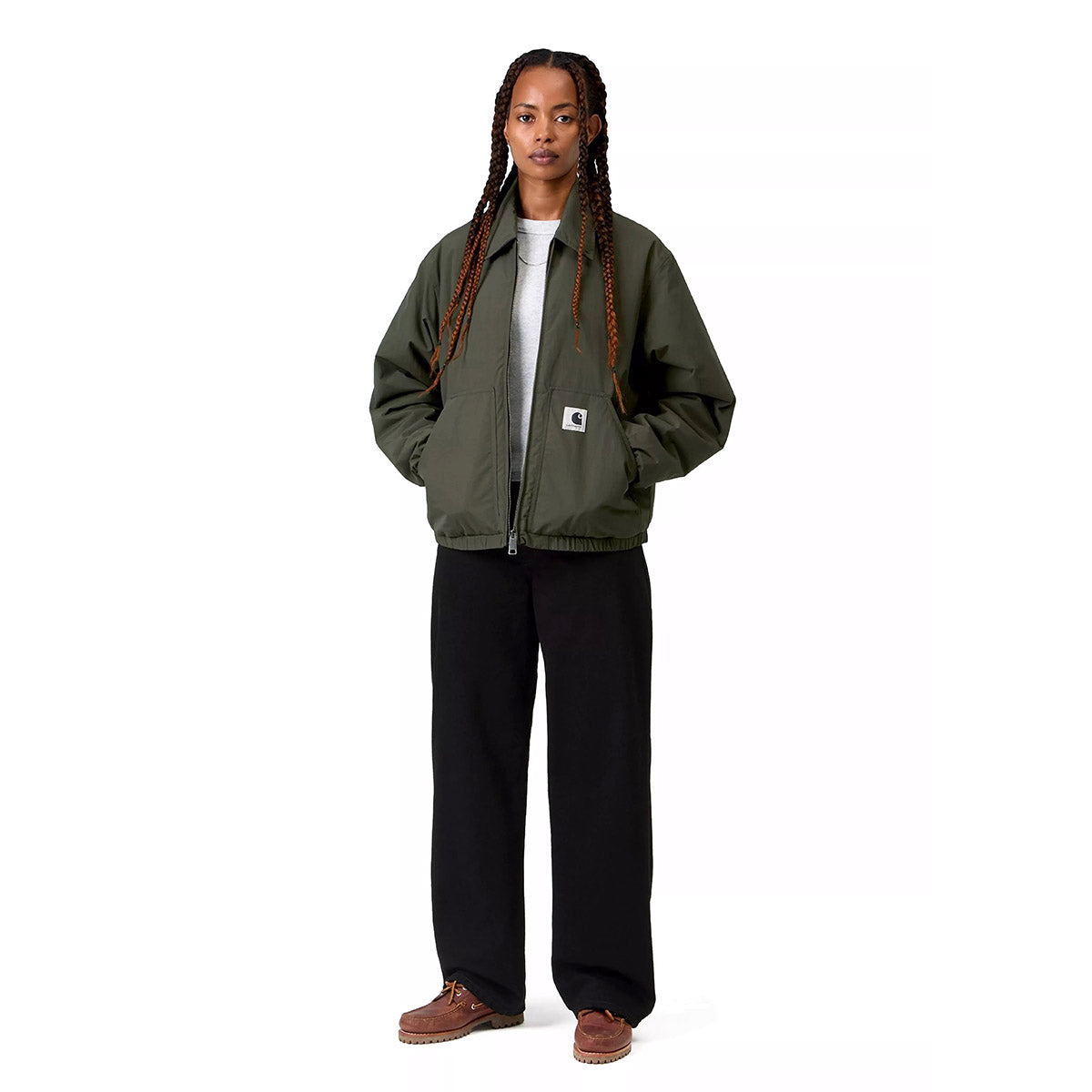 Carhartt WIP Stanwood Jacket カーハートワークインプログレス スタンウッド ジャケット I03704063XX26FW【レディース ダブルジップ カジュアル デイリーユース 撥水性 26FW】