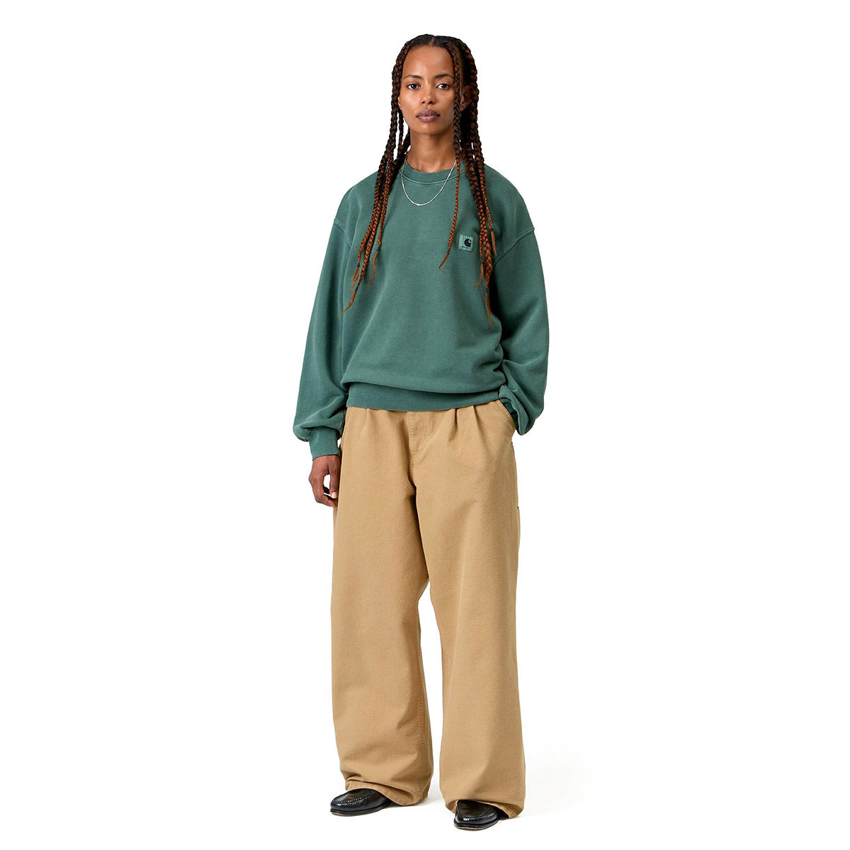 Carhartt WIP Billie Single Knee Pant カーハートワークインプログレス W ビリー シングルニー パンツ I037085【レディース シングルニーパンツ ワークパンツ ディアボーンキャンバス生地 ハイウエスト 26FW】