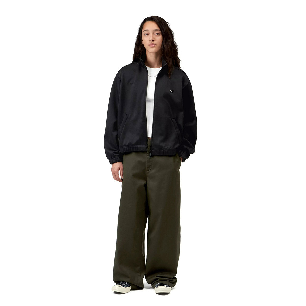 Carhartt WIP Conny Jacket カーハートワークインプログレス コニー ジャケット I03715500EXX26FW【レディース ダブルジップ ハイネック カジュアル デイリーユース 26FW】