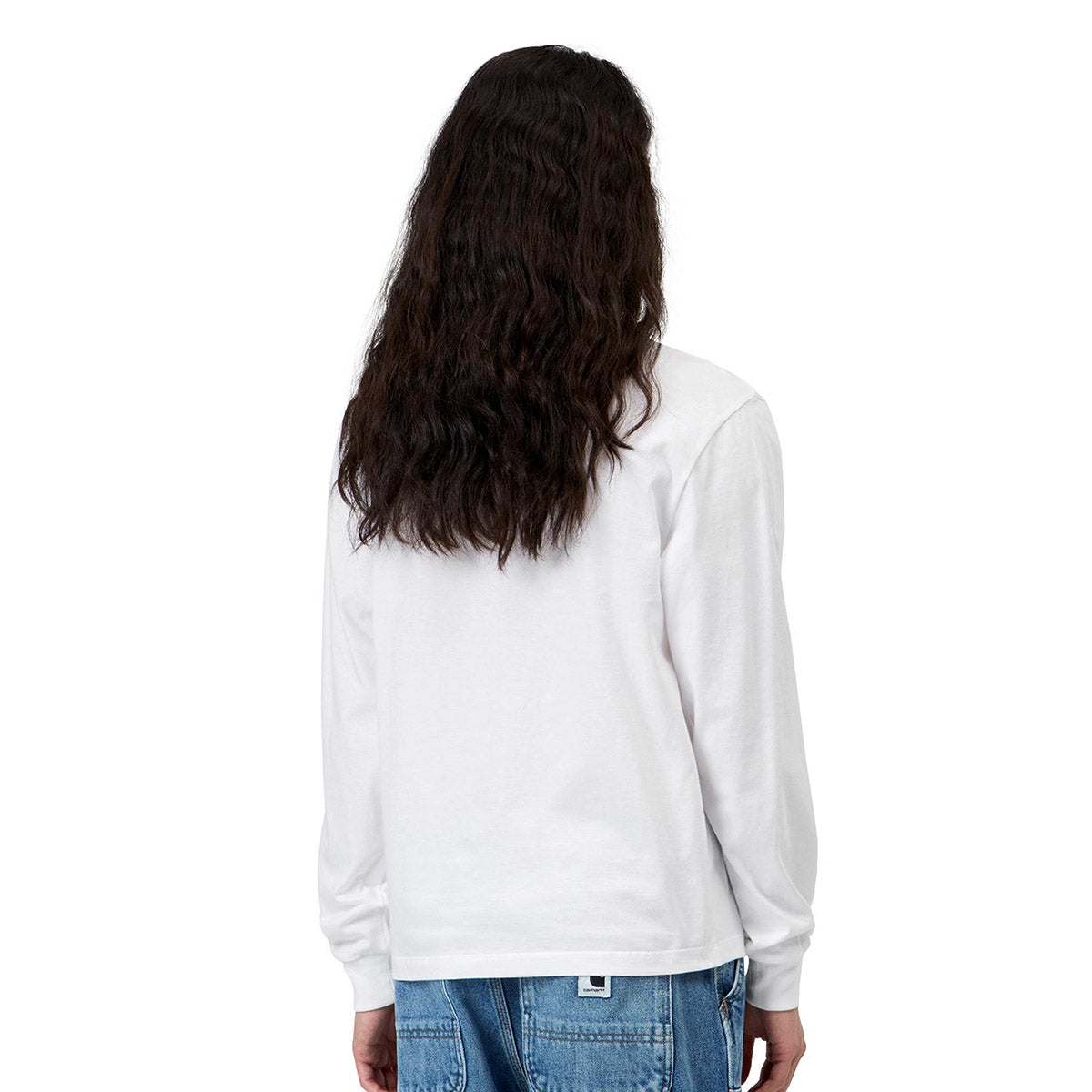 Carhartt WIP L/S POCKET SMALL HEART T-SHIRT カーハートワークインプログレス W ロングスリーブ ポケット スモールハート Tシャツ I037167【レディース 長袖Tシャツ ロンT コットンジャージー レギュラーフィット パッチ 26FW】