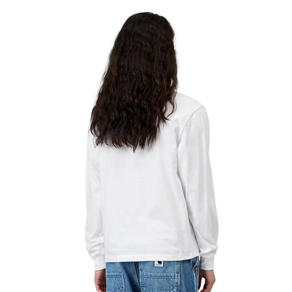 Carhartt WIP L/S POCKET SMALL HEART T-SHIRT カーハートワークインプログレス W ロングスリーブ ポケット スモールハート Tシャツ I037167【レディース 長袖Tシャツ ロンT コットンジャージー レギュラーフィット パッチ 26FW】