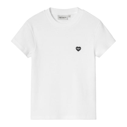 Carhartt WIP W' S/S SMALL HEART PATCH T-SHIRT カーハートワークインプログレス W ショートスリーブスモールハートTシャツ I037170【レディース 半袖Tシャツ コットンジャージー レギュラーフィット パッチ 26FW】