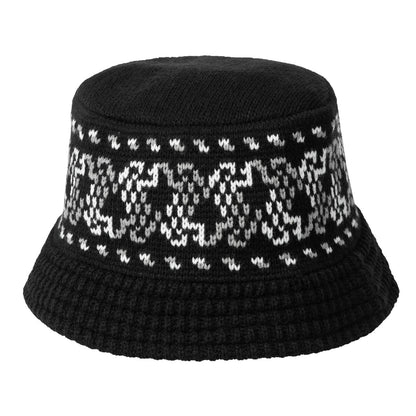Carhartt WIP BRICKY MAN KNITTED BUCKET HAT カーハートワークインプログレス ブリッキー マン ニッテッド バケットハット I037275【メンズ アクリルヤーン ニットバケットハット ジャカード編み ジャカードグラフィック 26FW】