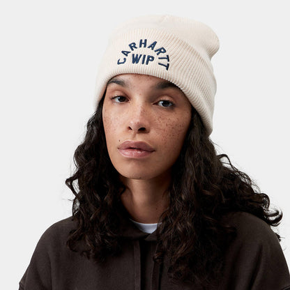 Carhartt WIP ARCH SCRIPT BEANIE カーハートワークインプログレス アーチ スクリプト ビーニー I037304【メンズ ビーニー ニット帽 リブニット コットンニット ワッチキャップ 26FW】