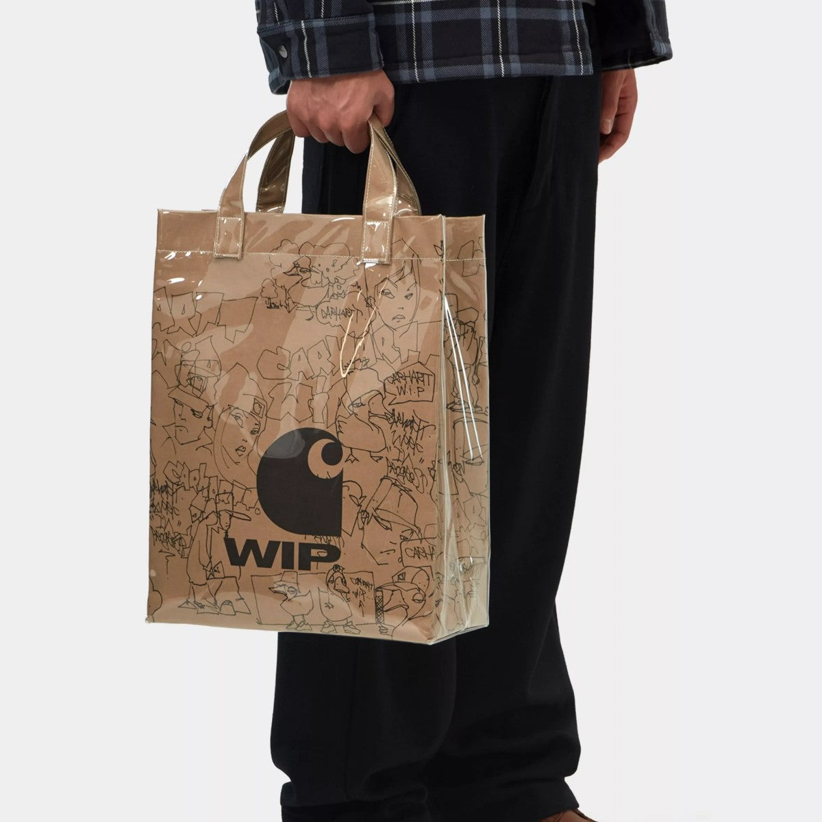 Carhartt WIP Blinkerfluid Paper Bag カーハートワークインプログレス ブリンカーフルイド ペーパーバッグ I03735351XX26FW【メンズ ハンドバッグ グラフィック カジュアル デイリーユース 26FW】