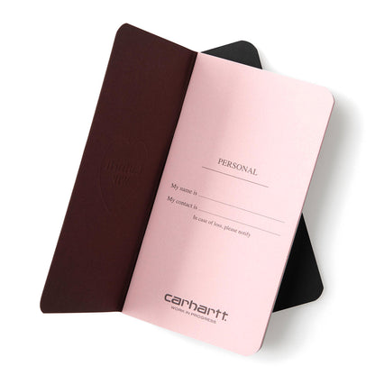 Carhartt WIP Heart Pocket Notebook Set カーハートワークインプログレス ハート ポケット ノートブック セット I037555【メンズ ソフトカバー エンボス加工 ラウンドコーナー グリッドペーパー 26FW】