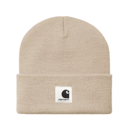 Carhartt WIP W Ashley Beanie カーハートワークインプログレス ウィメンズ アシュリー ビーニー I035898【レディース ニット帽 リブニット アクリルヤーン アクリル素材 折り返しビーニー 26FW】