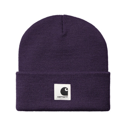 Carhartt WIP W Ashley Beanie カーハートワークインプログレス ウィメンズ アシュリー ビーニー I035898【レディース ニット帽 リブニット アクリルヤーン アクリル素材 折り返しビーニー 26FW】