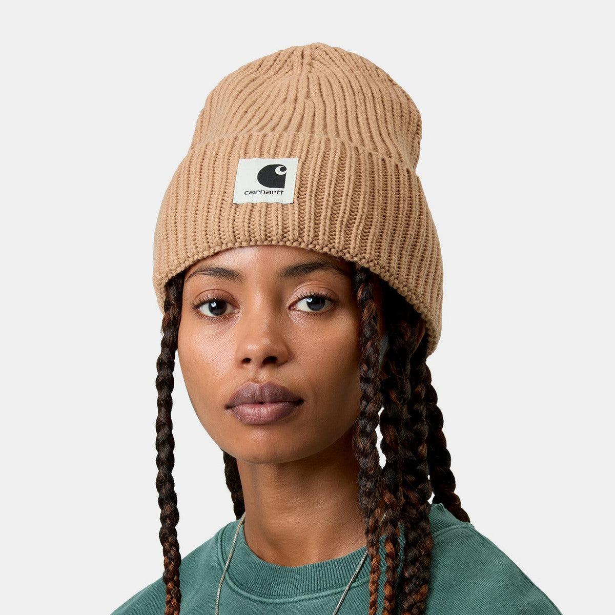 Carhartt WIP MIRA BEANIE カーハートワークインプログレス W ミラ ビーニー I037101【レディース リブニット ビーニー ニット帽 ニットキャップ 折り返しビーニー 26FW】