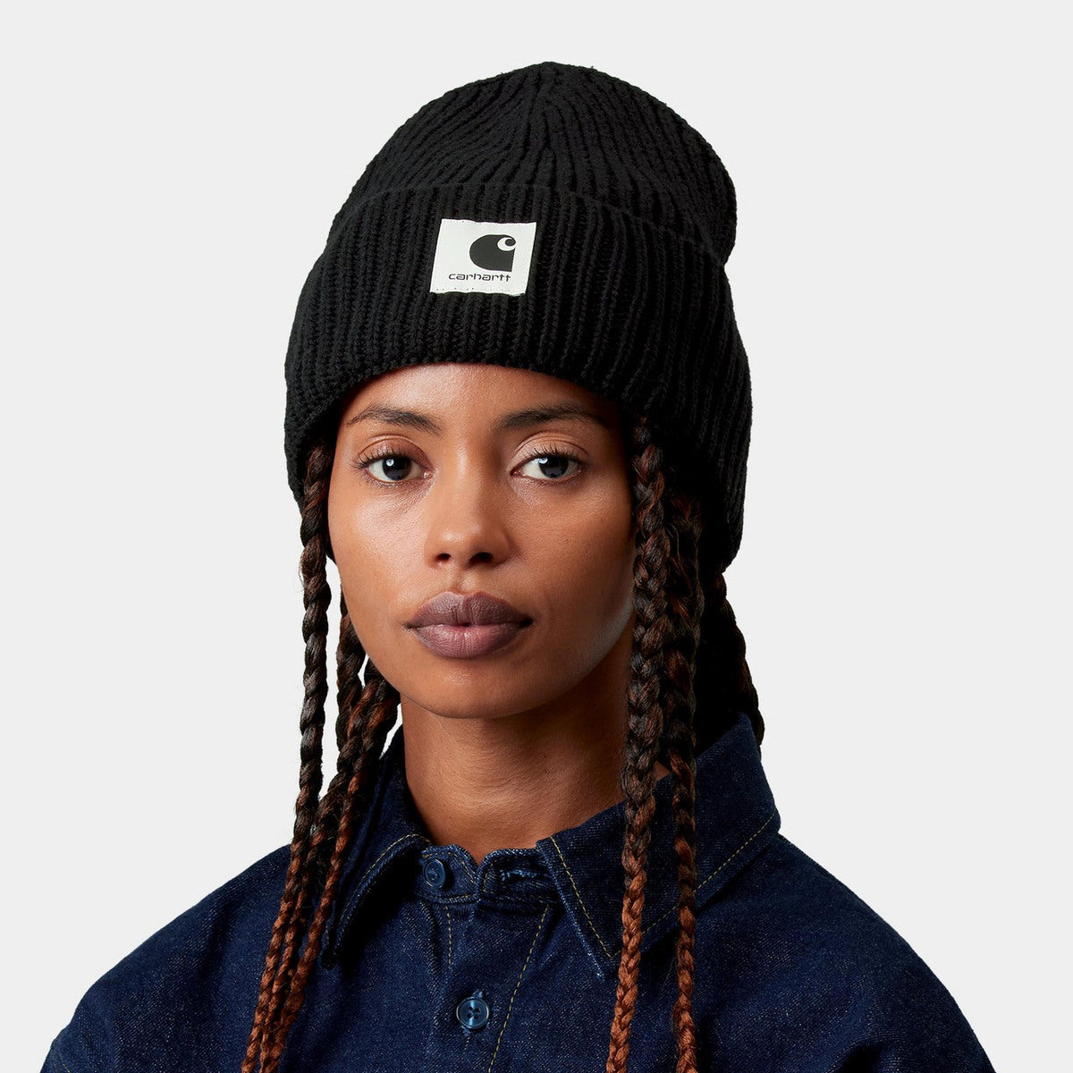 Carhartt WIP MIRA BEANIE カーハートワークインプログレス W ミラ ビーニー I037101【レディース リブニット ビーニー ニット帽 ニットキャップ 折り返しビーニー 26FW】