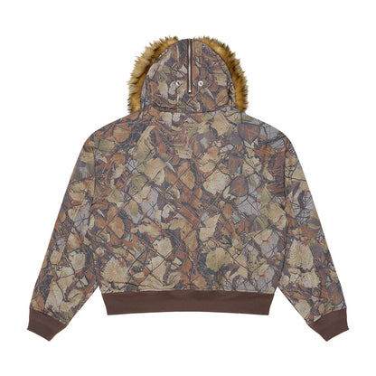 OBEY N-2B SHORT PARKA オベイ N-2B ショートパーカー 121800623【メンズ フェイクファー ジップフード フード付き アウター 中綿ジャケット 26FW】