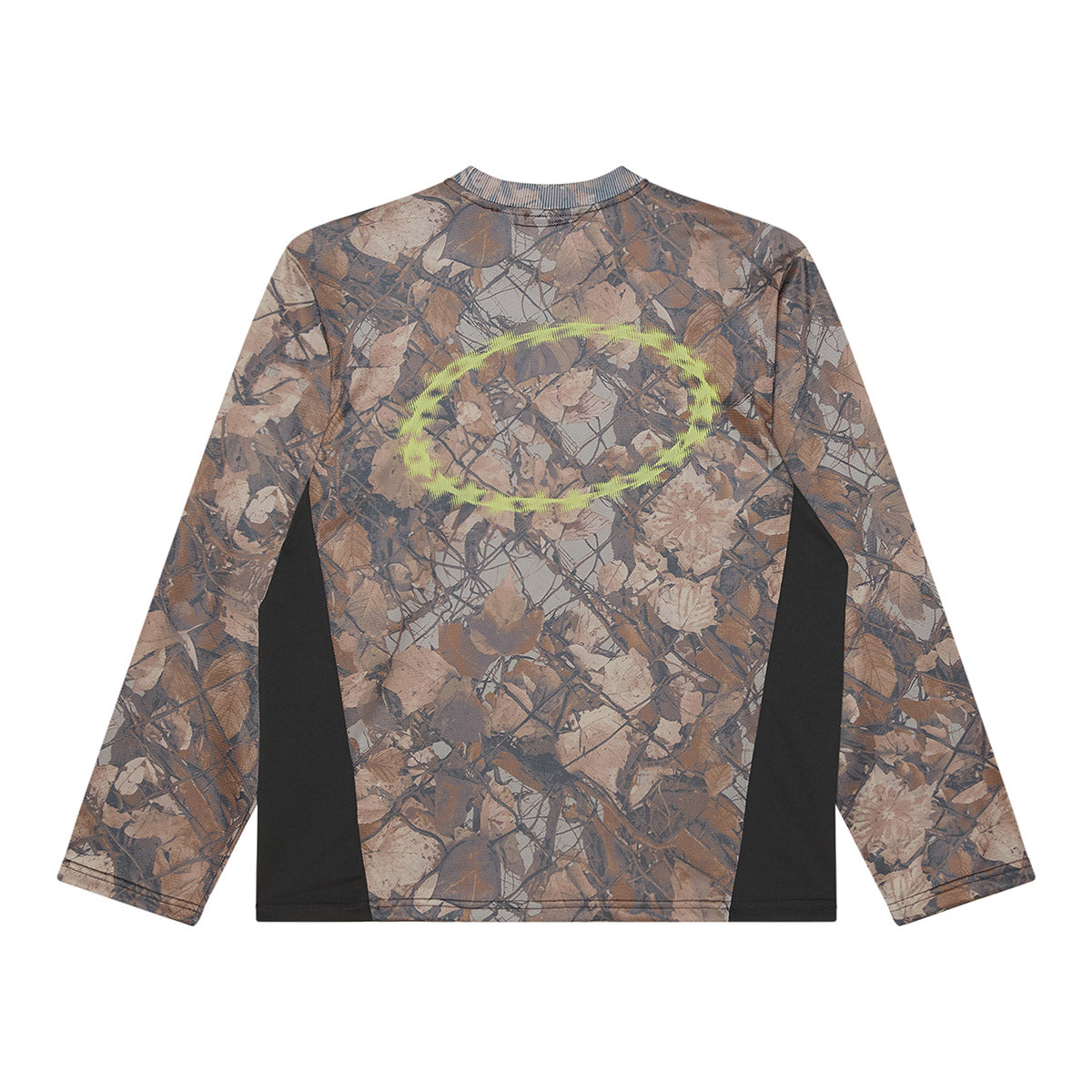 OBEY BASECAMP KNIT LS SHIRT オベイ ベースキャンプ ニット ロングスリーブ シャツ 131030151【メンズ カットソー 長袖 カモフラージュ 26FW】