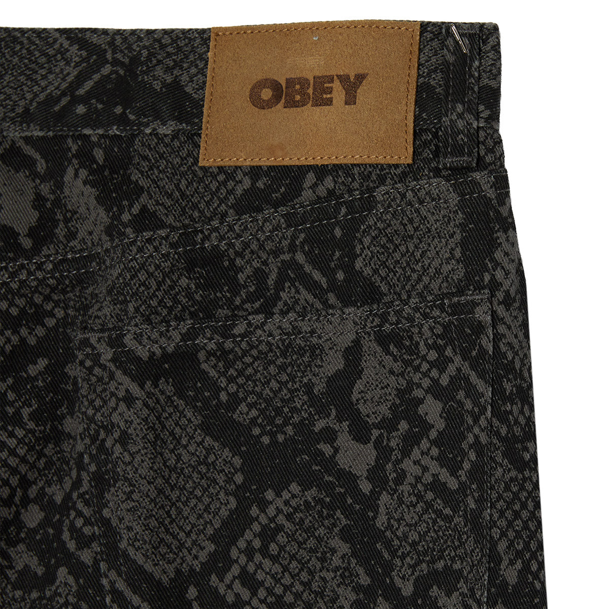 OBEY CLASSIC BAGGY DENIM オベイ クラシック バギー デニム 142010109【レディース デニムパンツ ジーンズ バギーパンツ テーパード 5ポケット 26FW】