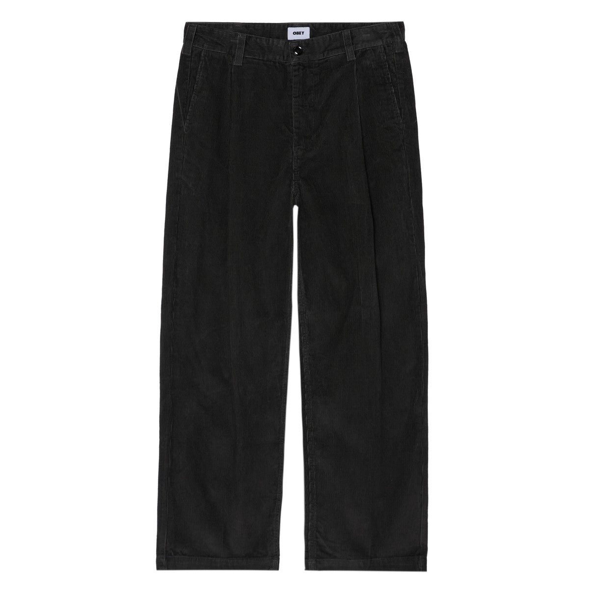 OBEY DEAN FADED WASH CORD PANT オベイ ディーン フェイデッドウォッシュ コード パンツ 142020266【メンズ ストレートパンツ ジッパーフライ ウェルトポケット バックウエストラベル 26FW】