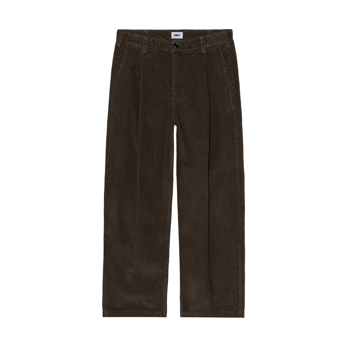 OBEY DEAN FADED WASH CORD PANT オベイ ディーン フェイデッドウォッシュ コード パンツ 142020266【メンズ ストレートパンツ ジッパーフライ ウェルトポケット バックウエストラベル 26FW】