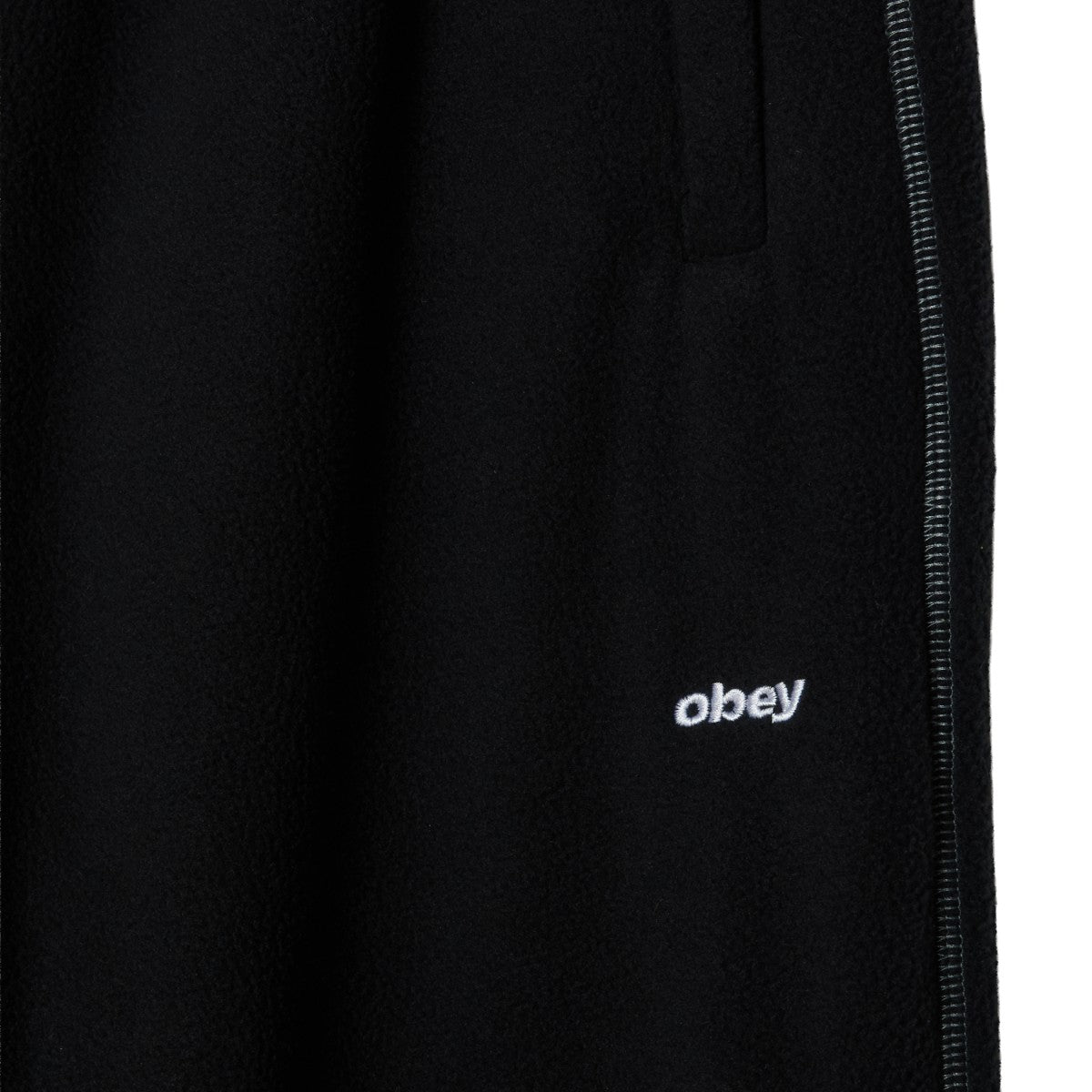 OBEY TREK POLAR FLEECE PANT オベイ トレック ポーラー フリース パンツ 142020276【メンズ フリースパンツ 刺繍 カジュアル デイリーユース 26FW】