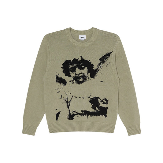 OBEY CHERUB SWEATER オベイ チェラブ セーター 151000134ABSO26H【メンズ ニット プリント クルーネック カジュアル デイリーユース 26FW】
