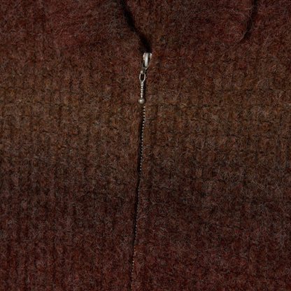OBEY ANTON GRADIENT CARDIGAN オベイ アントン グラディエント カーディガン 151010054【メンズ カーディガン 羽織 メタルジップ仕様 レギュラーフィット 26FW】