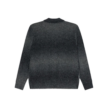 OBEY ANTON GRADIENT CARDIGAN オベイ アントン グラディエント カーディガン 151010054【メンズ カーディガン 羽織 メタルジップ仕様 レギュラーフィット 26FW】