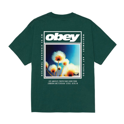 OBEY STRONGER TOGETHER オベイ ストロンガー トゥギャザー 165264442【メンズ Tシャツ 半袖 カットソー プリントTシャツ 26FW】
