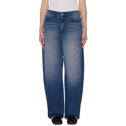 OBEY ALLYSA 5 POCKET DENIM オベイ アリーサ 5ポケット デニム 242010069【レディース デニム フェードウォッシュ加工 ゴムウエスト 26FW】