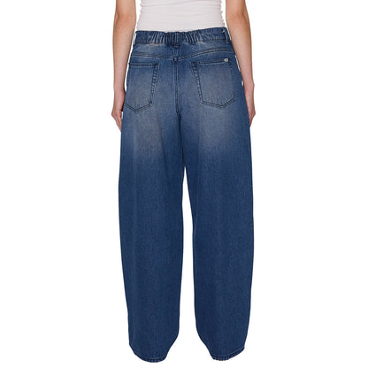 OBEY ALLYSA 5 POCKET DENIM オベイ アリーサ 5ポケット デニム 242010069【レディース デニム フェードウォッシュ加工 ゴムウエスト 26FW】