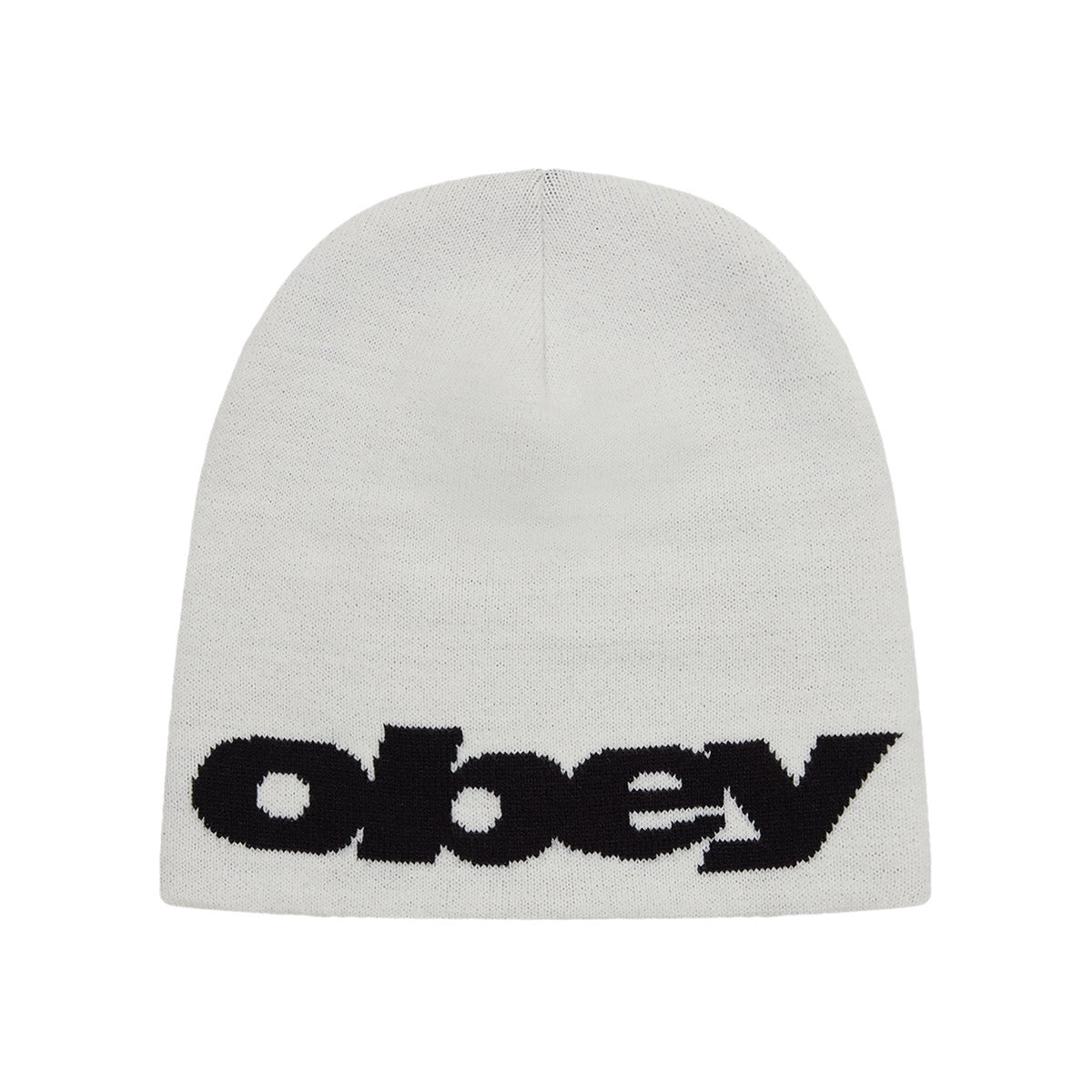 OBEY NO CUFF JAQUARD BEANIE オベイ ノーカフ ジャカード ビーニー 100030243【メンズ ニットキャップ ビーニー ニット帽 ジャージーニット 26FW】