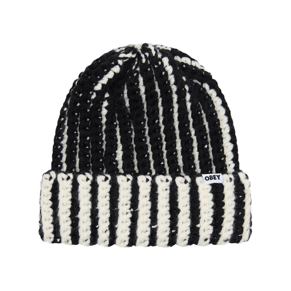 OBEY SCOUT CHUNKY BEANIE オベイ スカウト チャンキー ビーニー 100030248【メンズ スタンダードフィット ニットビーニー ニット帽 26FW】