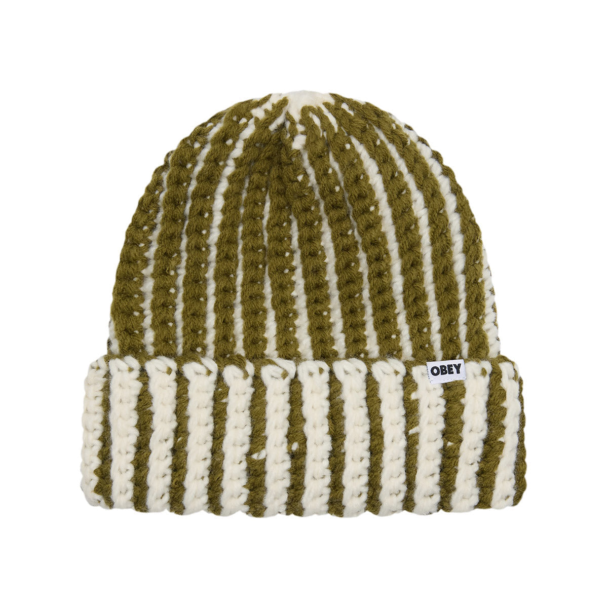 OBEY SCOUT CHUNKY BEANIE オベイ スカウト チャンキー ビーニー 100030248【メンズ スタンダードフィット ニットビーニー ニット帽 26FW】