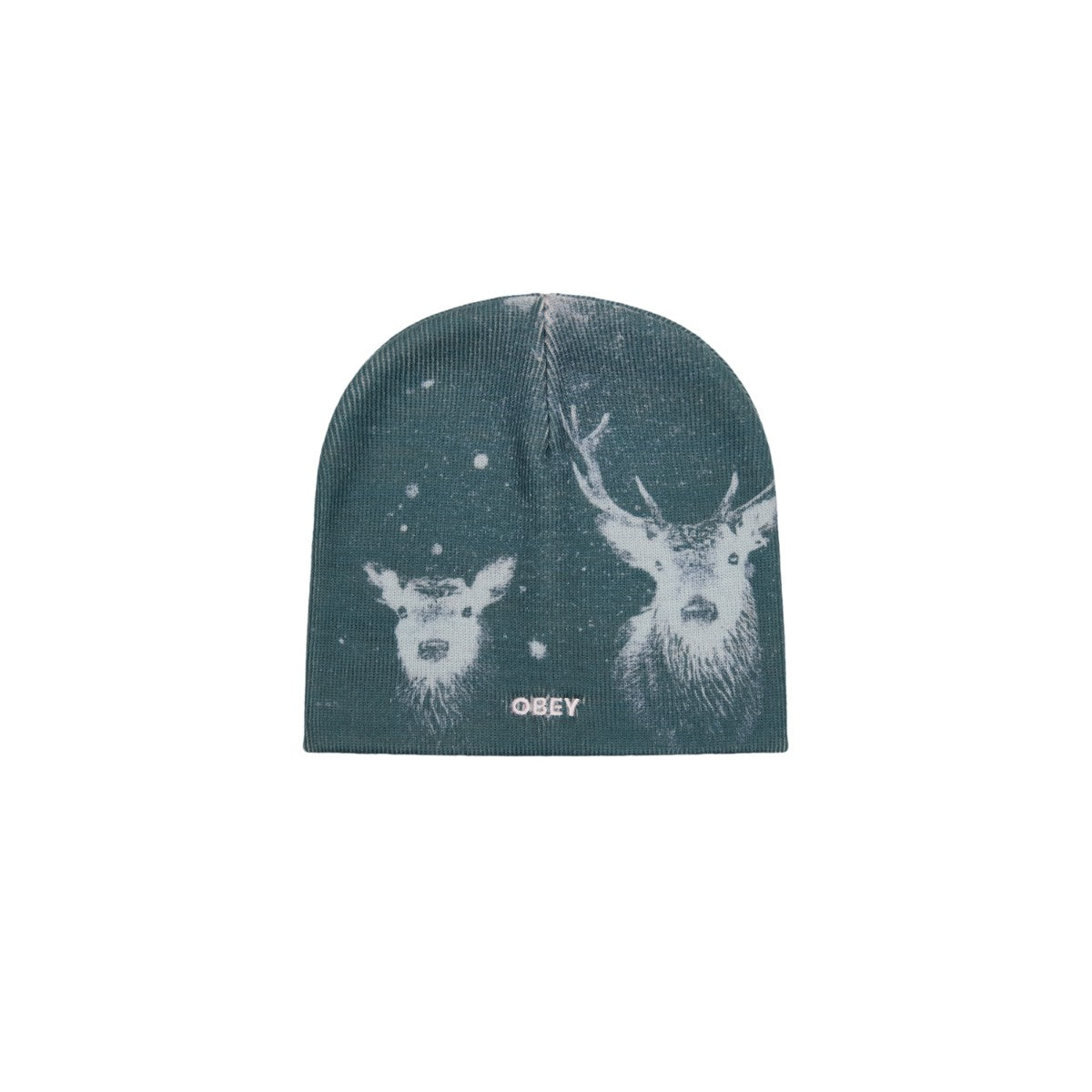 OBEY HEADLIGHTS BEANIE オベイ ヘッドライツ ビーニー 100030252【メンズ ニット帽 アニマル カジュアル デイリーユース 26FW】