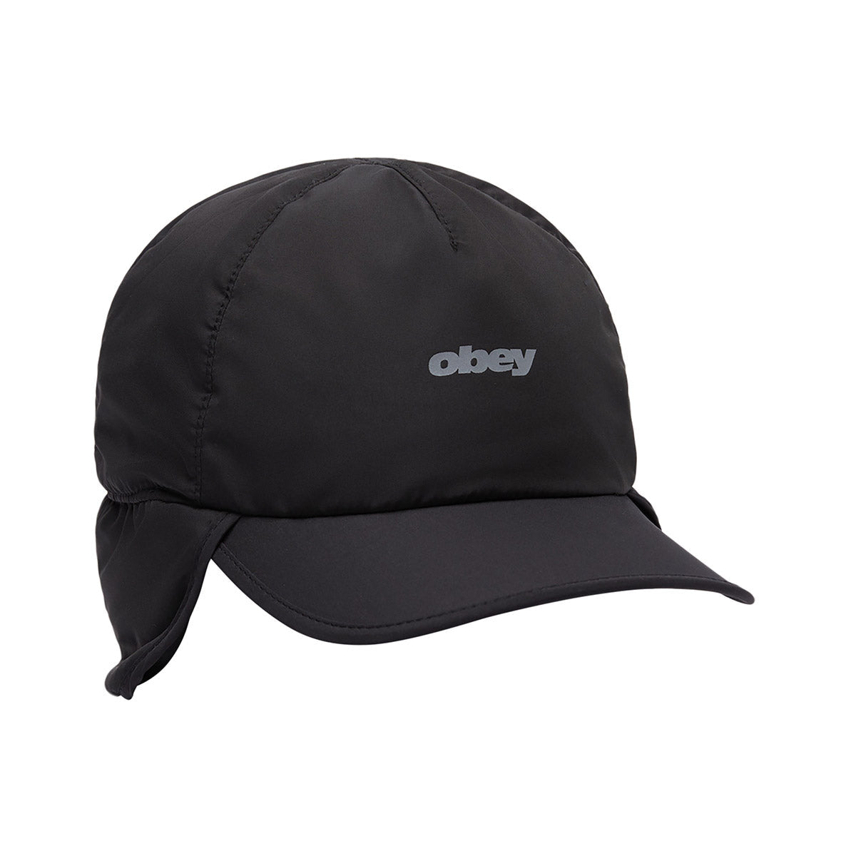 OBEY CACHE INSULATED CAP オベイ キャッシュ インサレーテッド キャップ 100540017【メンズ フリース中綿 カーブドバイザー カーブブリム イヤーフラップ フラップキャップ 26FW】