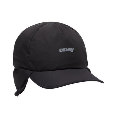 OBEY CACHE INSULATED CAP オベイ キャッシュ インサレーテッド キャップ 100540017【メンズ フリース中綿 カーブドバイザー カーブブリム イヤーフラップ フラップキャップ 26FW】