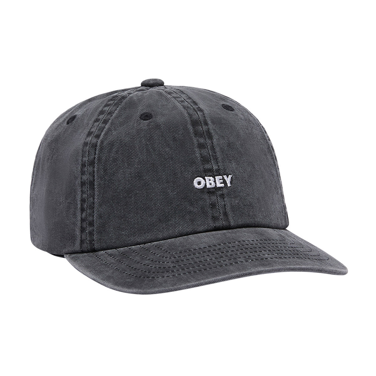 OBEY PIGMENT OBEY BOLD 6 PANEL STRAPBACK オベイ ピグメント オベイ ボールド 6パネル ストラップバック 100580446【メンズ アンストラクチャード ストラップバッククロージャー キャップ サイズ調整可 26FW】