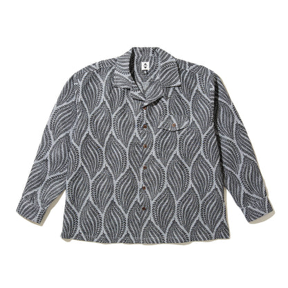 EXPANSION NEW YORK NOHO OPEN LINE SHIRTS エクスパンション ニューヨーク NOHO オープンラインシャツ 008N【メンズ カラーシャツ 刺繍 ドロップショルダー カジュアル デイリーユース 26FW】