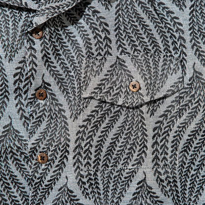 EXPANSION NEW YORK NOHO OPEN LINE SHIRTS エクスパンション ニューヨーク NOHO オープンラインシャツ 008N【メンズ カラーシャツ 刺繍 ドロップショルダー カジュアル デイリーユース 26FW】
