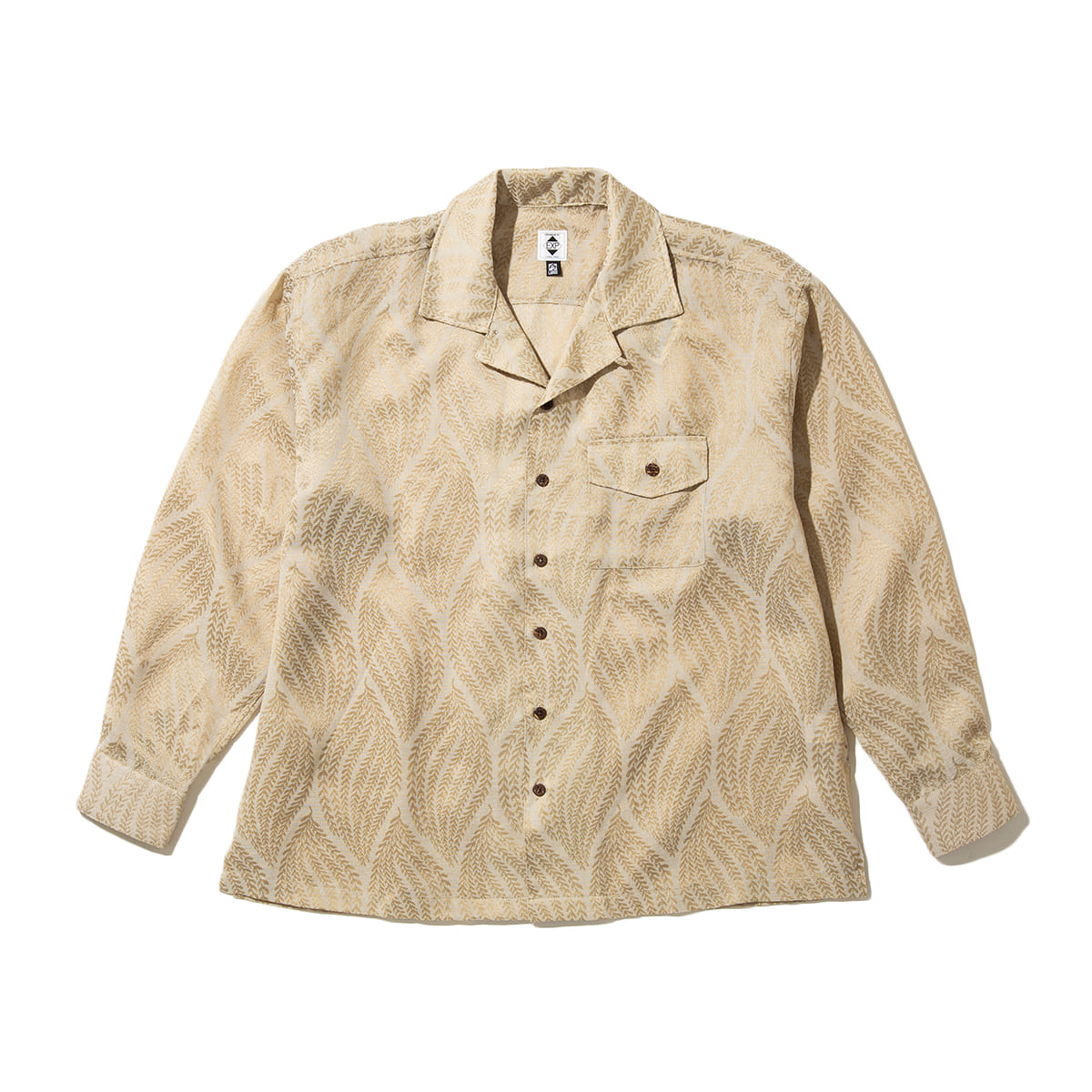 EXPANSION NEW YORK NOHO OPEN LINE SHIRTS エクスパンション ニューヨーク NOHO オープンラインシャツ 008N【メンズ カラーシャツ 刺繍 ドロップショルダー カジュアル デイリーユース 26FW】