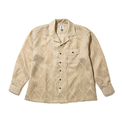 EXPANSION NEW YORK NOHO OPEN LINE SHIRTS エクスパンション ニューヨーク NOHO オープンラインシャツ 008N【メンズ カラーシャツ 刺繍 ドロップショルダー カジュアル デイリーユース 26FW】