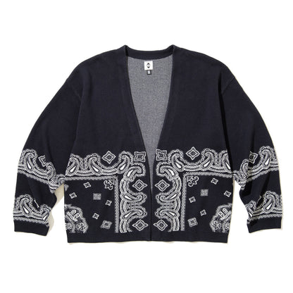 EXPANSION NEW YORK LE PAISLEY COUTURE CARDIGAN エクスパンション ニューヨーク ル ペイズリー クチュール カーディガン 016L【メンズ カーディガン ライトアウター インナー ストリート 26FW】