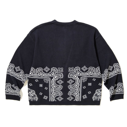 EXPANSION NEW YORK LE PAISLEY COUTURE CARDIGAN エクスパンション ニューヨーク ル ペイズリー クチュール カーディガン 016L【メンズ カーディガン ライトアウター インナー ストリート 26FW】
