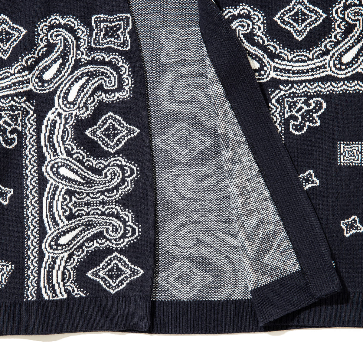 EXPANSION NEW YORK LE PAISLEY COUTURE CARDIGAN エクスパンション ニューヨーク ル ペイズリー クチュール カーディガン 016L【メンズ カーディガン ライトアウター インナー ストリート 26FW】