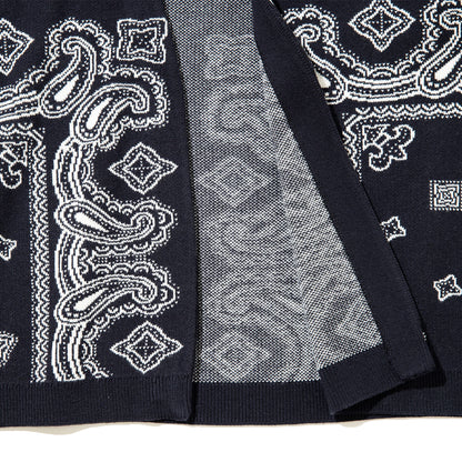 EXPANSION NEW YORK LE PAISLEY COUTURE CARDIGAN エクスパンション ニューヨーク ル ペイズリー クチュール カーディガン 016L【メンズ カーディガン ライトアウター インナー ストリート 26FW】