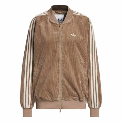 adidas Originals CORDUROY SST OVERSIZED TRACK TOP アディダスオリジナルス コーデュロイ SST オーバーサイズ トラックトップ LOH25-HY8035【レディース トラックジャケット オーバーサイズ コーデュロイ カジュアル デイリーユース 26FW】