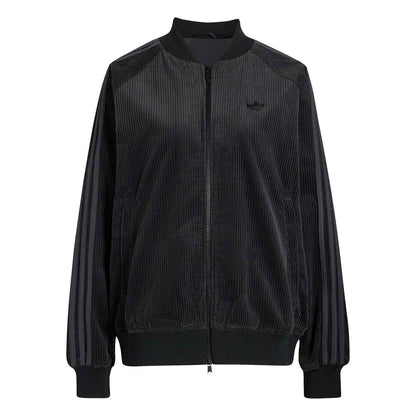 adidas Originals CORDUROY SST OVERSIZED TRACK TOP アディダスオリジナルス コーデュロイ SST オーバーサイズ トラックトップ LOH25-KQ6436【レディース トラックジャケット オーバーサイズ コーデュロイ カジュアル デイリーユース 26FW】