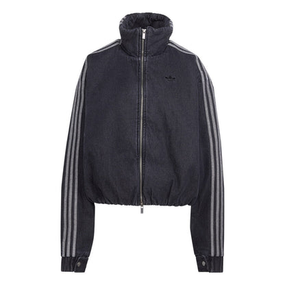 adidas Originals FIREBIRD JACKET アディダスオリジナルス ファイヤーバード ジャケット KT4233【レディース オーバーサイズフィット ジップアップ ジャケット ハイネック デニム生地 26FW】