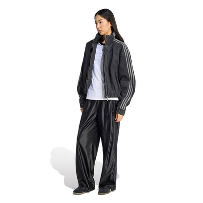 adidas Originals FIREBIRD JACKET アディダスオリジナルス ファイヤーバード ジャケット KT4233【レディース オーバーサイズフィット ジップアップ ジャケット ハイネック デニム生地 26FW】