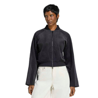 adidas Originals CORDUROY SST TRACK TOP アディダスオリジナルス コーデュロイ SST トラックトップ VW873-KQ6434【レディース トラックジャケット ショート丈 コーデュロイ カジュアル デイリーユース 26FW】