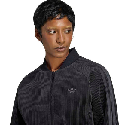 adidas Originals CORDUROY SST TRACK TOP アディダスオリジナルス コーデュロイ SST トラックトップ VW873-KQ6434【レディース トラックジャケット ショート丈 コーデュロイ カジュアル デイリーユース 26FW】