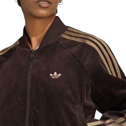 adidas Originals CORDUROY SST TRACK TOP アディダスオリジナルス コーデュロイ SST トラックトップ VW873-KT0052【レディース トラックジャケット ショート丈 コーデュロイ カジュアル デイリーユース 26FW】