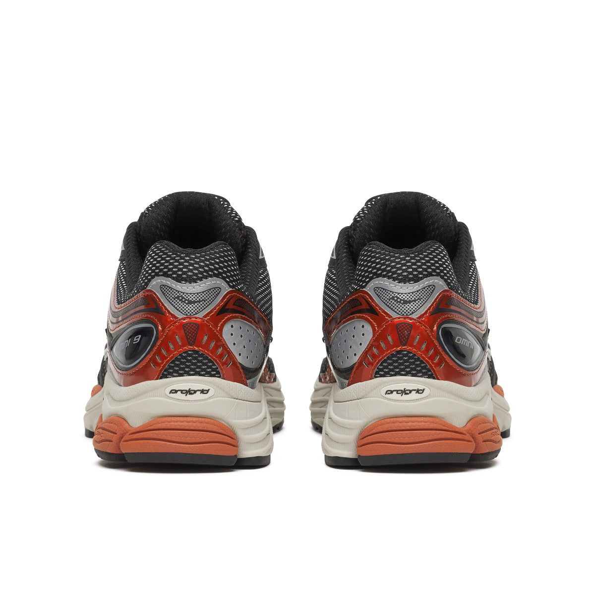 Saucony PROGRID OMNI 9 サッカニー プログリッド オムニ9 S101245-1030-BLK-RUST【メンズ スニーカー ランニングシューズ ダッドシューズ テック系 26FW】